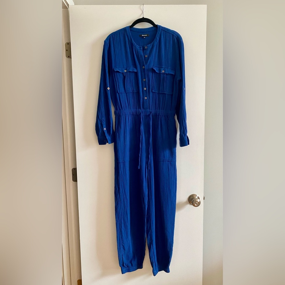 Madewell Lightspun Tapered-Leg Jumpsuit